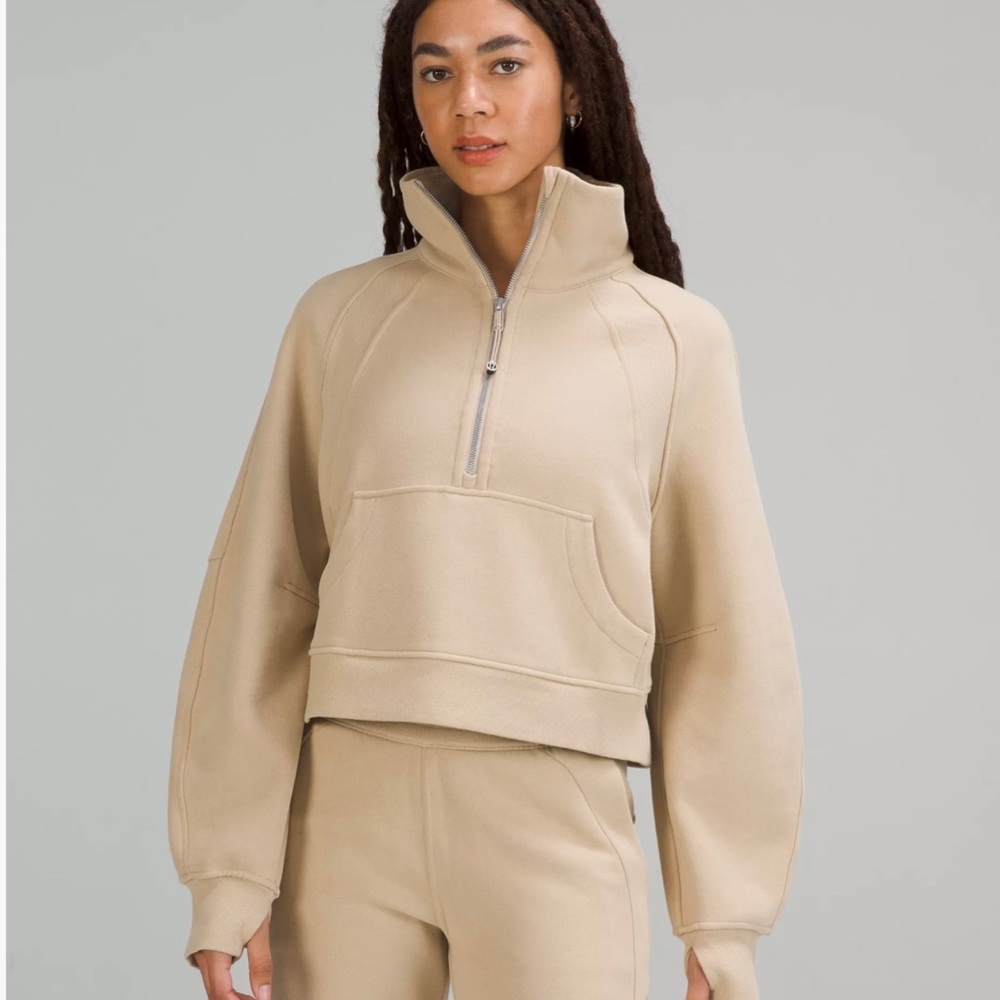 Lululemon Scuba Oversized Funnel Neck Half Zip